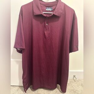 Ben Hogan Men’s Athletic Maroon Collared Polo T-shirt Size XL Extra Large